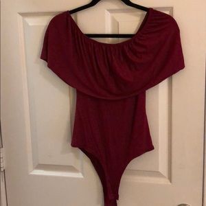 Off the shoulder bodysuit